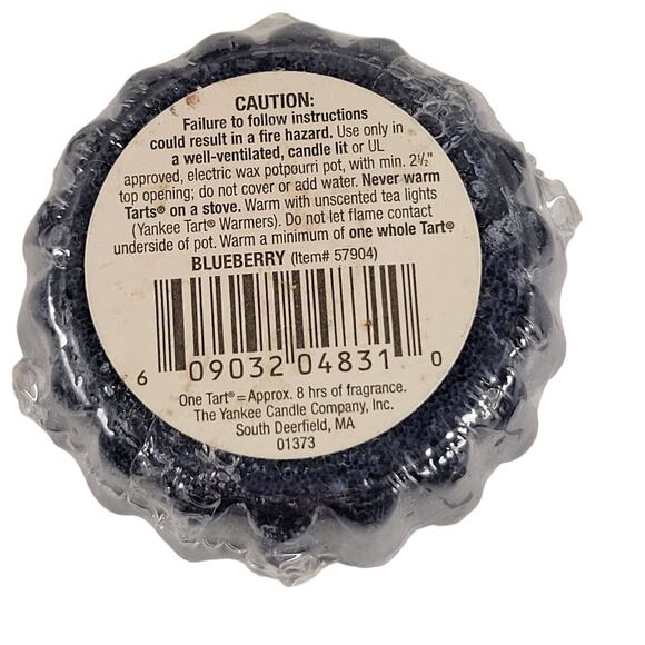 Yankee Candle Blueberry Wax Potpourri Tart 0.8oz Scented Melt (Lot of 2) - Picture 3 of 7